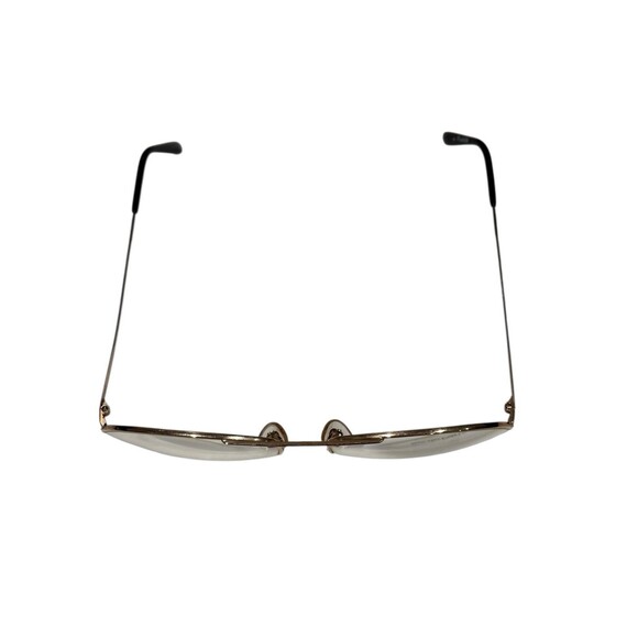 Lux de Paris Large Double Bridge Aviator Metal Frames Gold 140 France Light - Picture 4 of 6